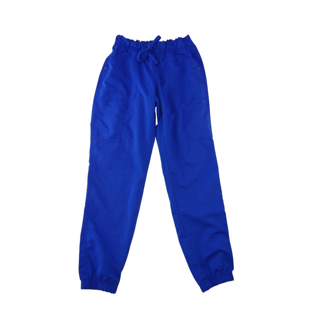 Scrubstar Women Royal Blue Jogger Scrub Pants Small S/CH Drawstring Stretch